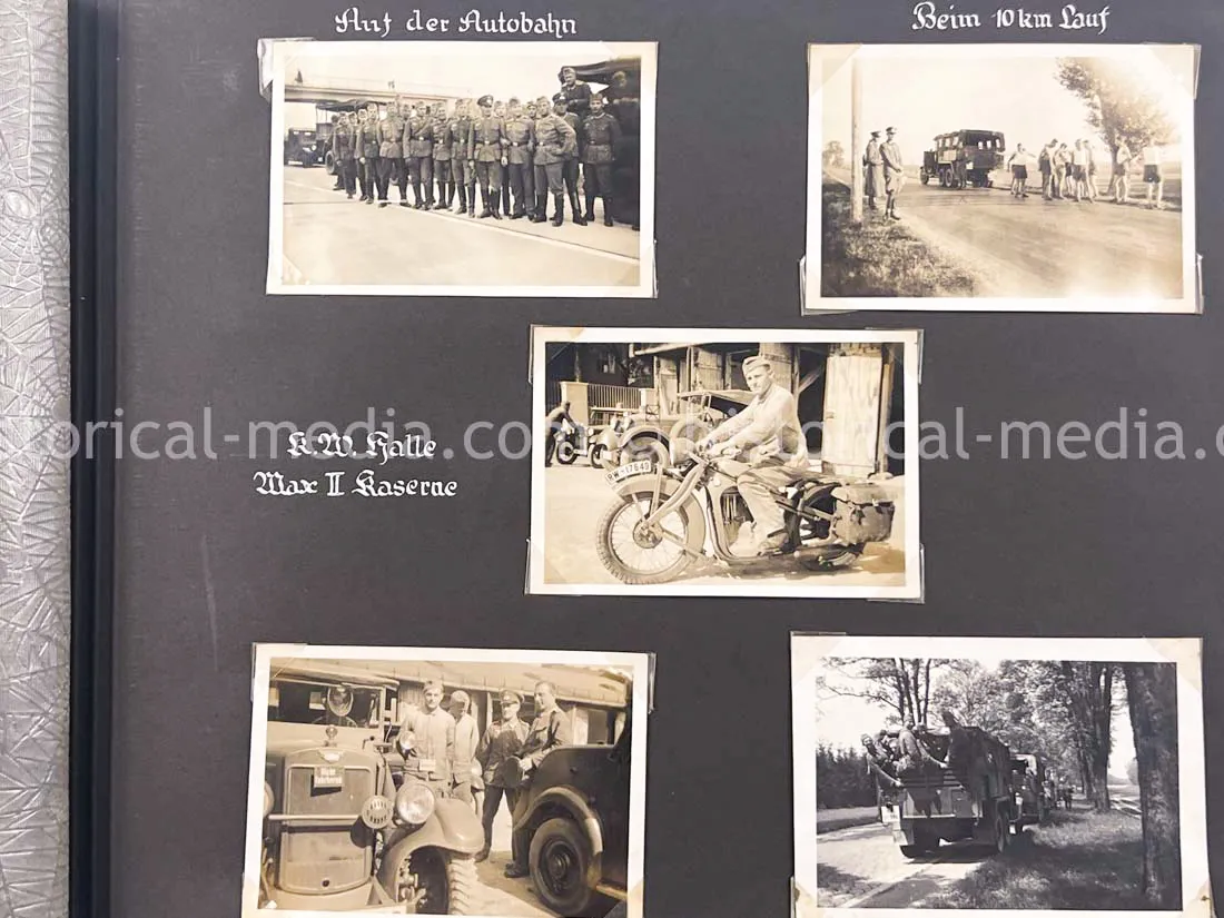 GERMAN ARMY PHOTO ALBUM - HITLER PHOTOS - SUDETENLAND, POLAND, WARSAW GHETTO - TOP!