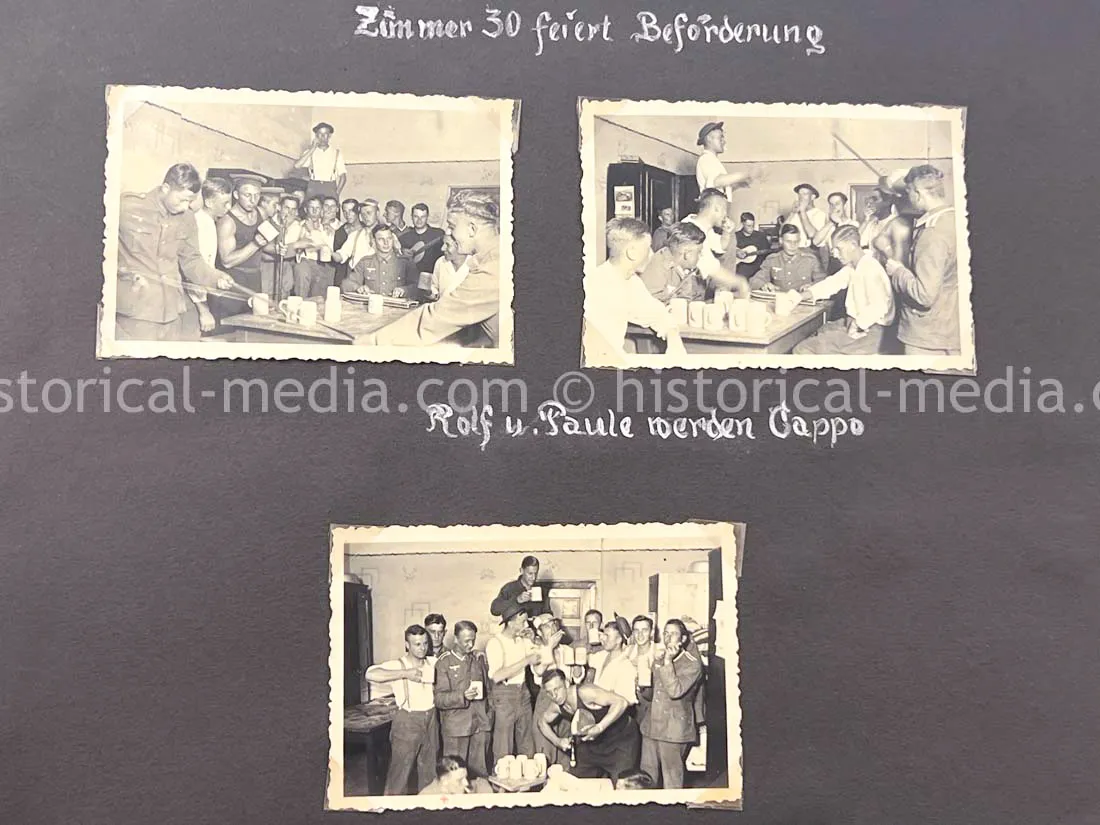 GERMAN ARMY PHOTO ALBUM - HITLER PHOTOS - SUDETENLAND, POLAND, WARSAW GHETTO - TOP!