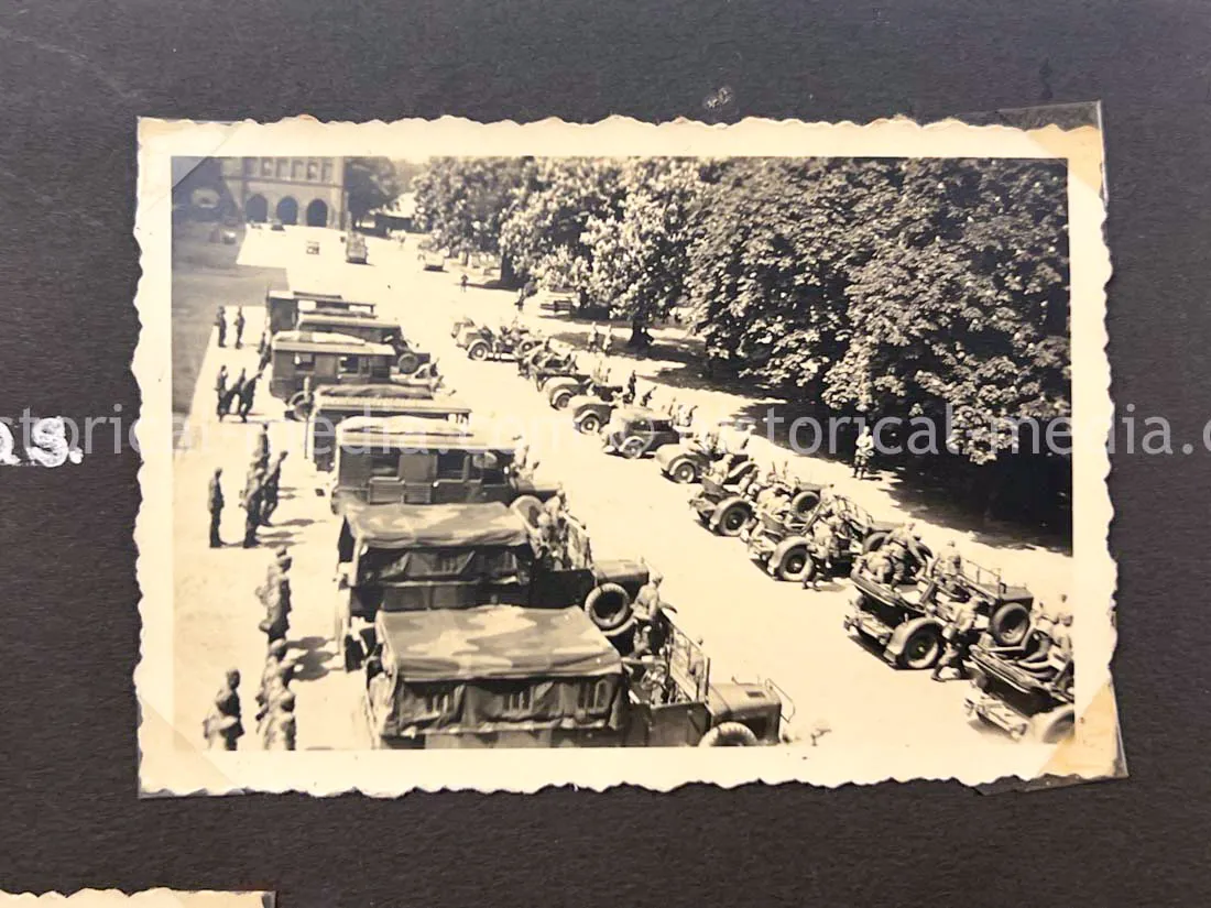 GERMAN ARMY PHOTO ALBUM - HITLER PHOTOS - SUDETENLAND, POLAND, WARSAW GHETTO - TOP!