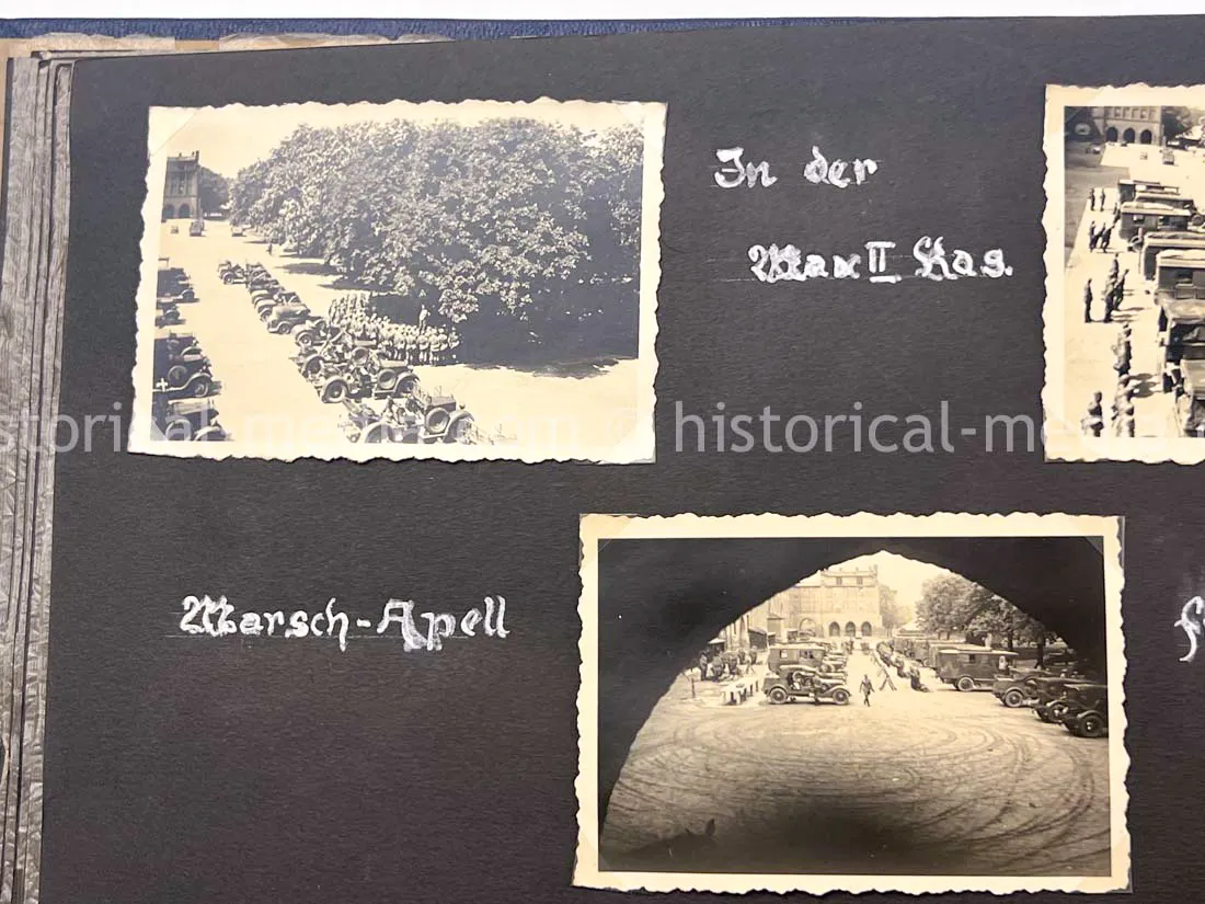 GERMAN ARMY PHOTO ALBUM - HITLER PHOTOS - SUDETENLAND, POLAND, WARSAW GHETTO - TOP!