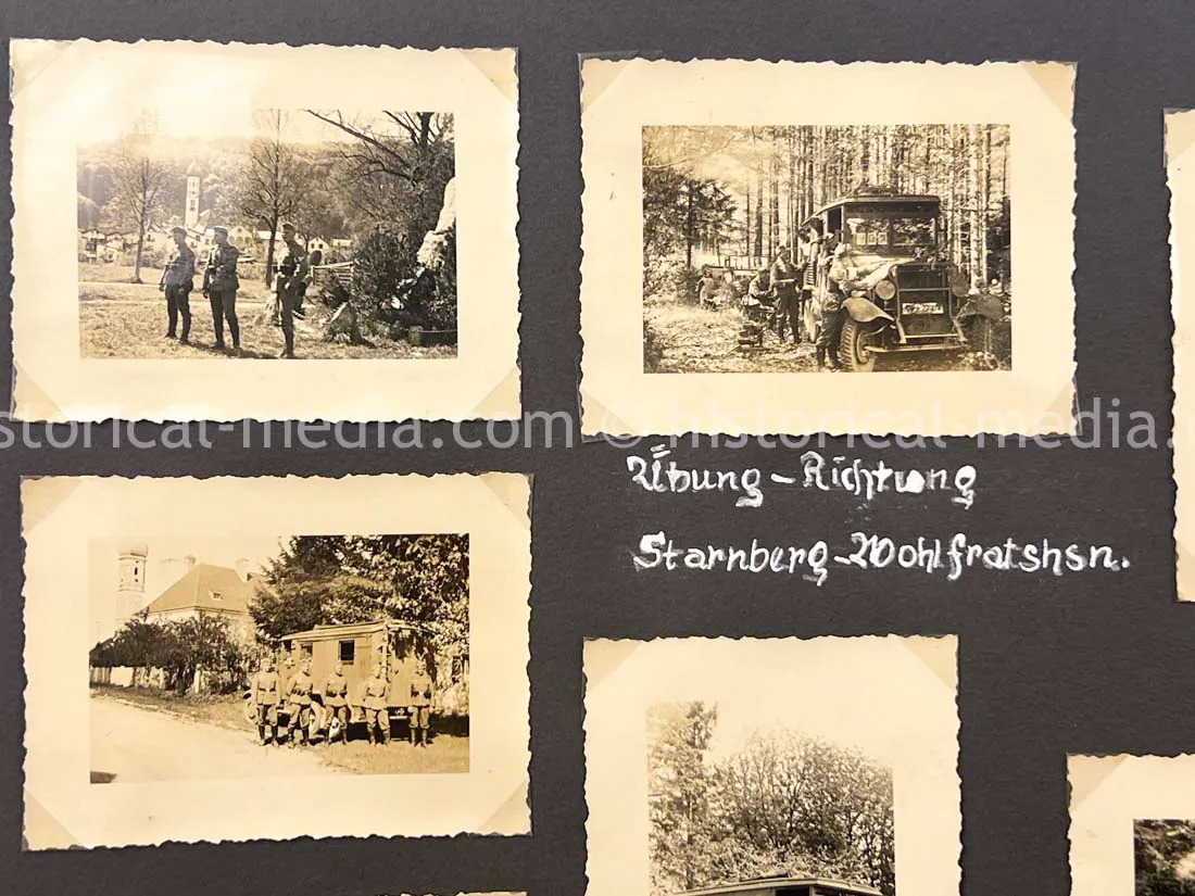 GERMAN ARMY PHOTO ALBUM - HITLER PHOTOS - SUDETENLAND, POLAND, WARSAW GHETTO - TOP!