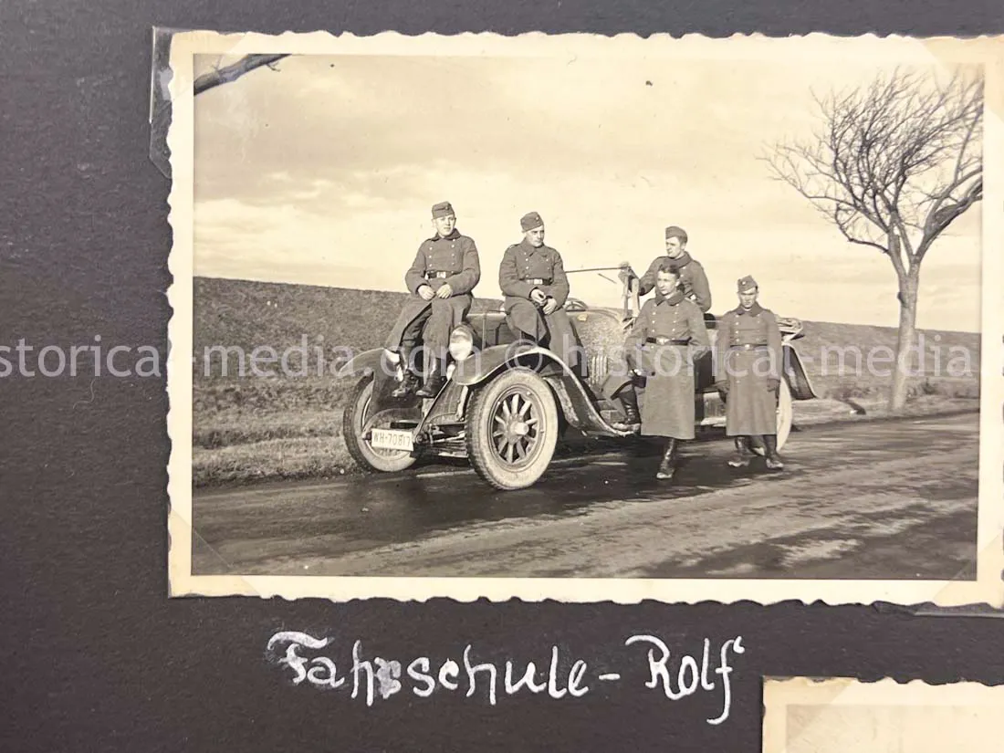 GERMAN ARMY PHOTO ALBUM - HITLER PHOTOS - SUDETENLAND, POLAND, WARSAW GHETTO - TOP!
