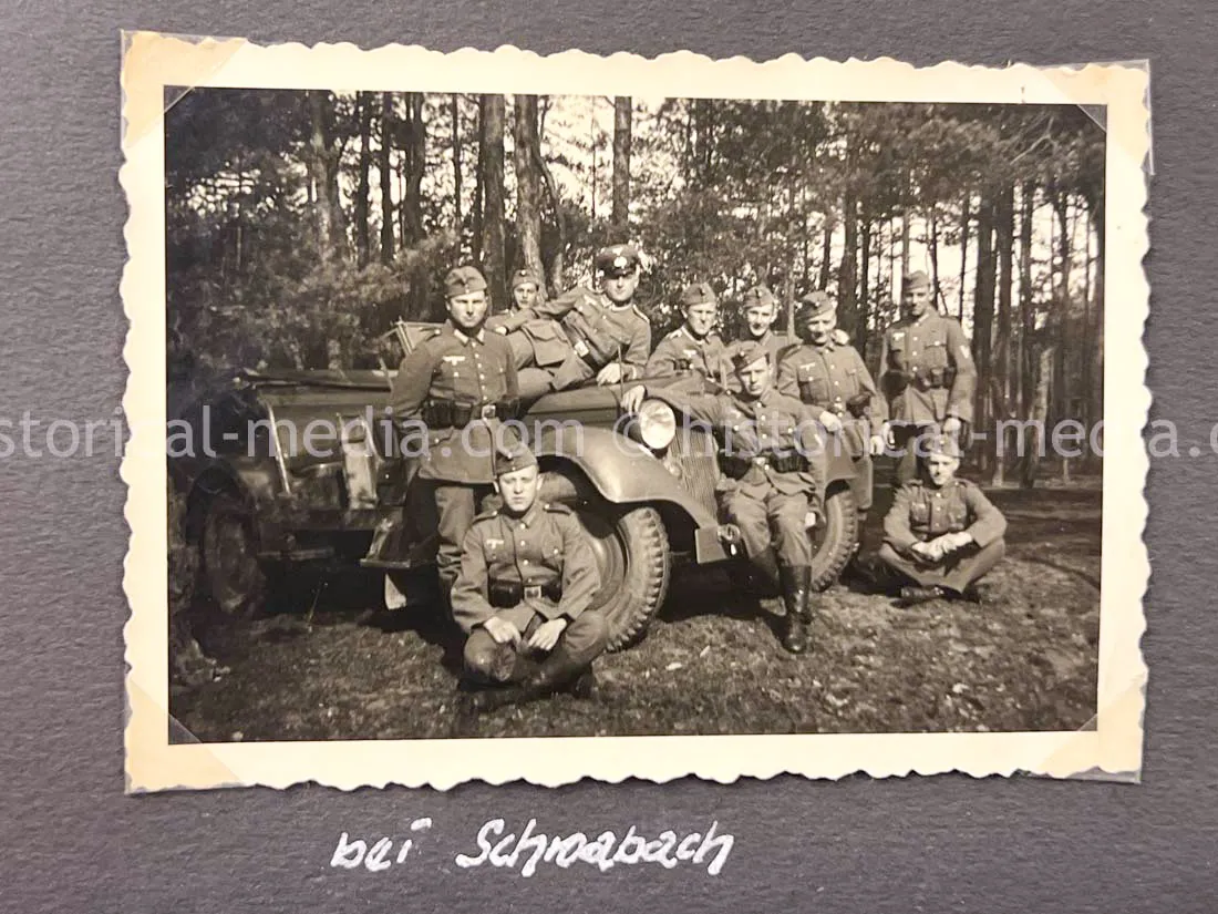 GERMAN ARMY PHOTO ALBUM - HITLER PHOTOS - SUDETENLAND, POLAND, WARSAW GHETTO - TOP!