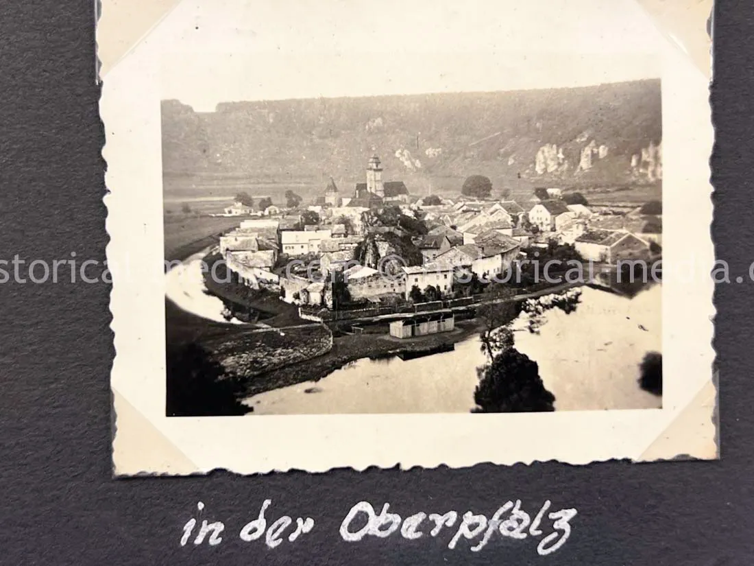 GERMAN ARMY PHOTO ALBUM - HITLER PHOTOS - SUDETENLAND, POLAND, WARSAW GHETTO - TOP!