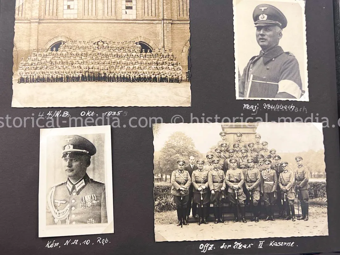 GERMAN ARMY PHOTO ALBUM - HITLER PHOTOS - SUDETENLAND, POLAND, WARSAW GHETTO - TOP!