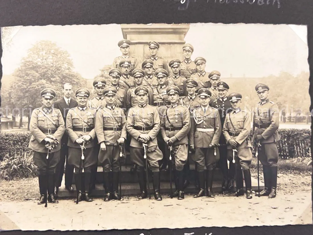 GERMAN ARMY PHOTO ALBUM - HITLER PHOTOS - SUDETENLAND, POLAND, WARSAW GHETTO - TOP!