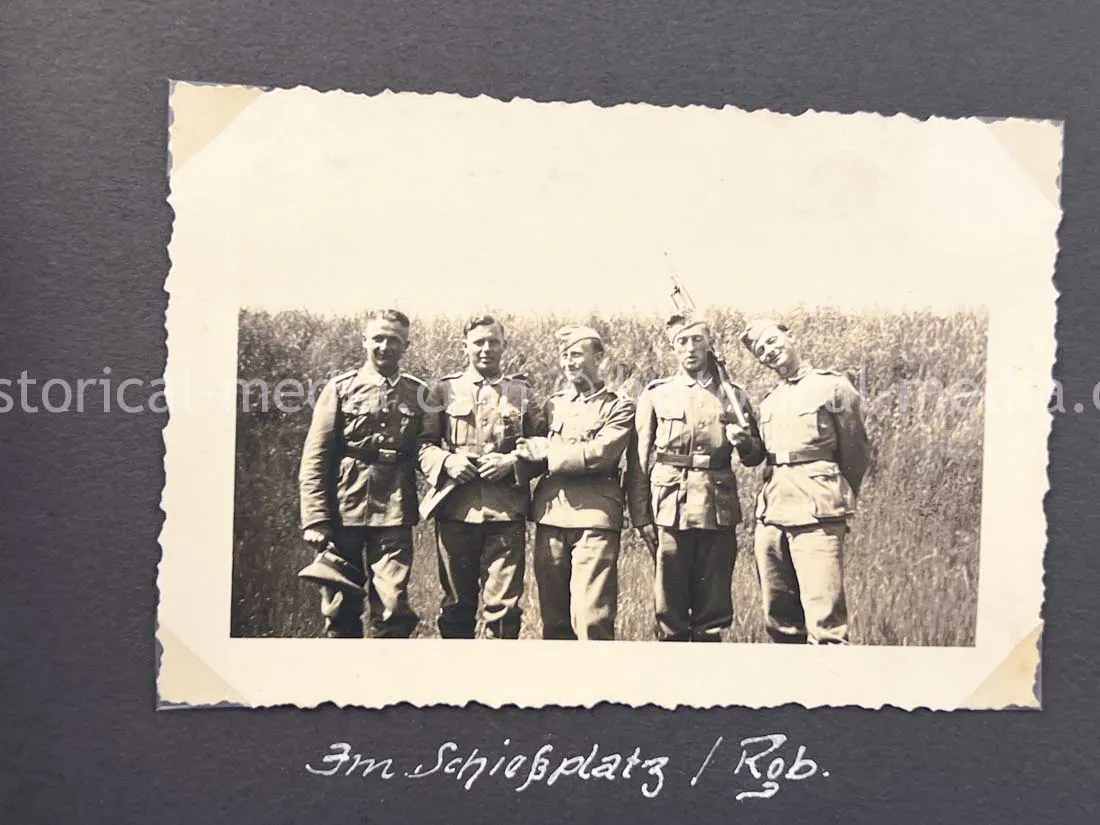 GERMAN ARMY PHOTO ALBUM - HITLER PHOTOS - SUDETENLAND, POLAND, WARSAW GHETTO - TOP!