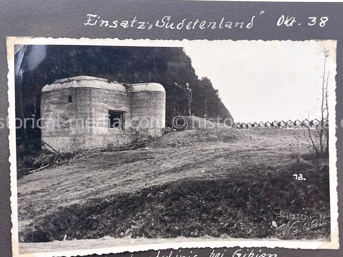 GERMAN ARMY PHOTO ALBUM - HITLER PHOTOS - SUDETENLAND, POLAND, WARSAW GHETTO - TOP!