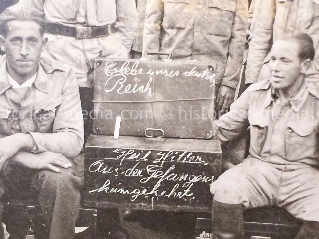 GERMAN ARMY PHOTO ALBUM - HITLER PHOTOS - SUDETENLAND, POLAND, WARSAW GHETTO - TOP!