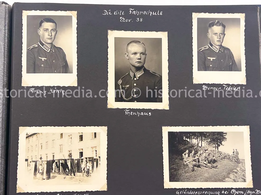GERMAN ARMY PHOTO ALBUM - HITLER PHOTOS - SUDETENLAND, POLAND, WARSAW GHETTO - TOP!