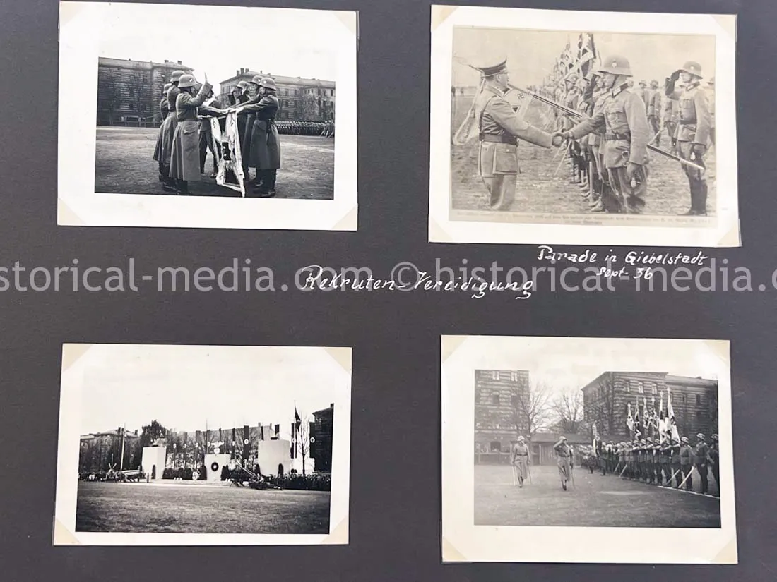 GERMAN ARMY PHOTO ALBUM - HITLER PHOTOS - SUDETENLAND, POLAND, WARSAW GHETTO - TOP!