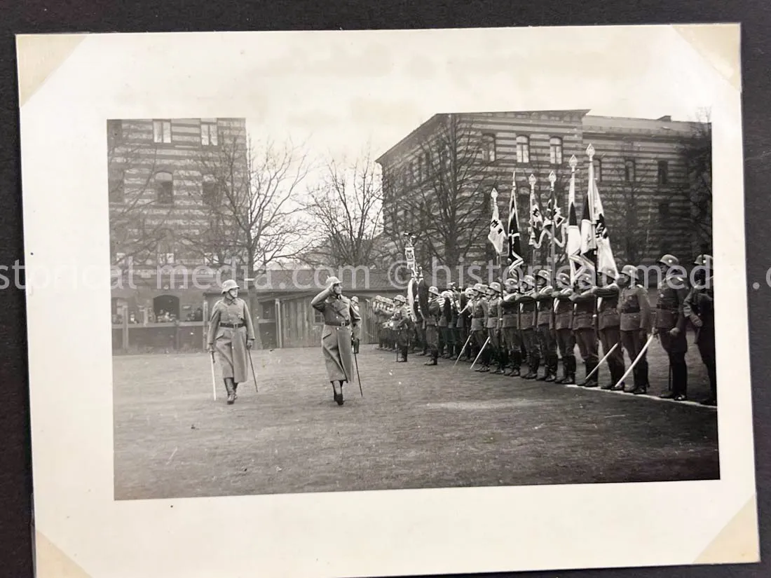 GERMAN ARMY PHOTO ALBUM - HITLER PHOTOS - SUDETENLAND, POLAND, WARSAW GHETTO - TOP!