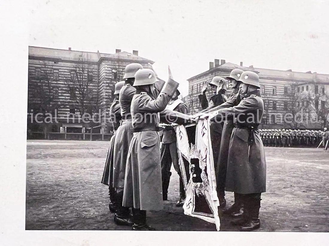 GERMAN ARMY PHOTO ALBUM - HITLER PHOTOS - SUDETENLAND, POLAND, WARSAW GHETTO - TOP!