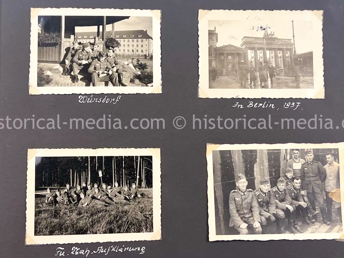 GERMAN ARMY PHOTO ALBUM - HITLER PHOTOS - SUDETENLAND, POLAND, WARSAW GHETTO - TOP!