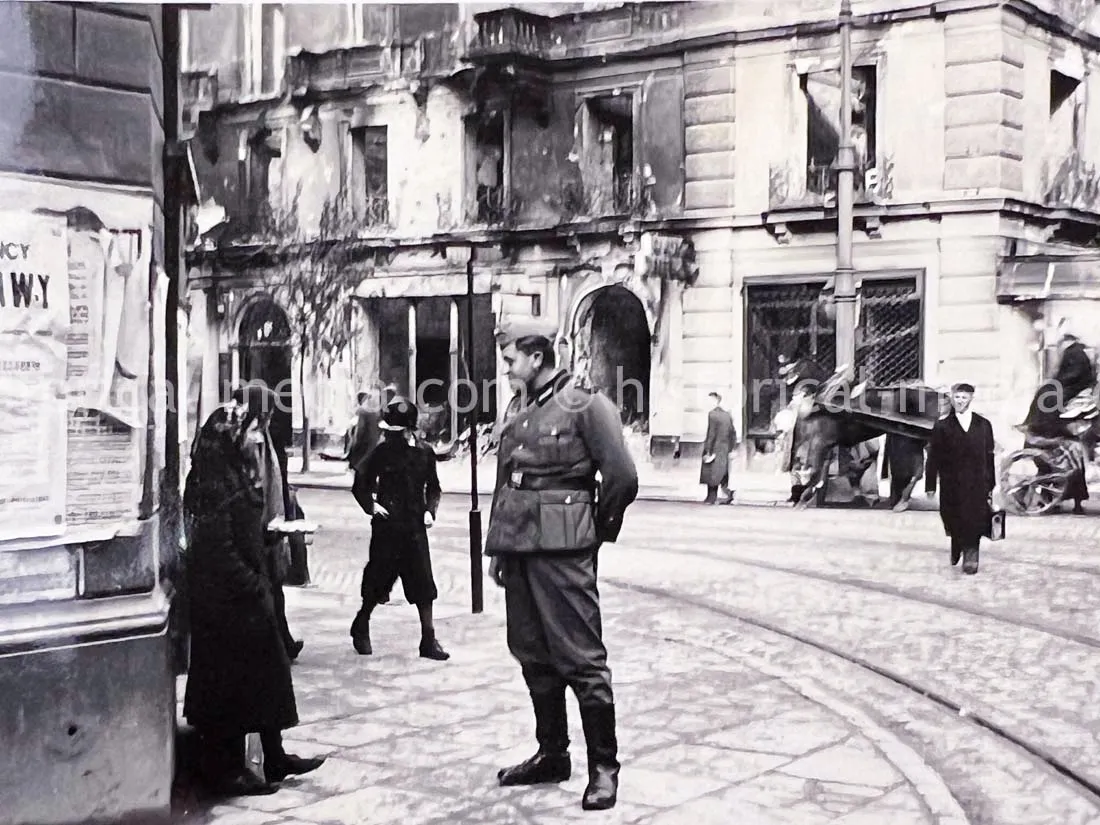 GERMAN ARMY PHOTO ALBUM - HITLER PHOTOS - SUDETENLAND, POLAND, WARSAW GHETTO - TOP!