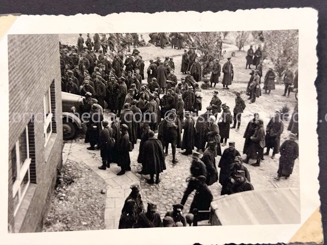 GERMAN ARMY PHOTO ALBUM - HITLER PHOTOS - SUDETENLAND, POLAND, WARSAW GHETTO - TOP!