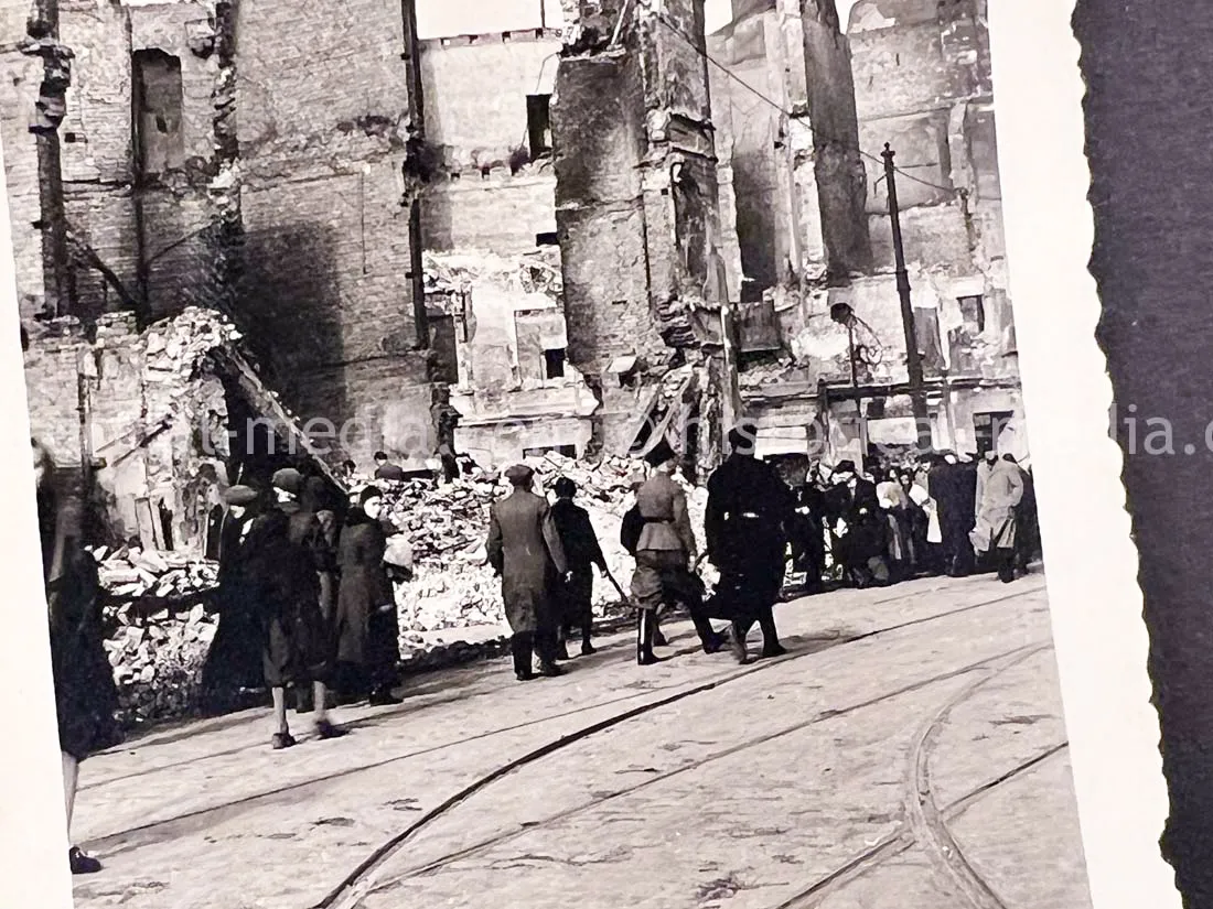GERMAN ARMY PHOTO ALBUM - HITLER PHOTOS - SUDETENLAND, POLAND, WARSAW GHETTO - TOP!