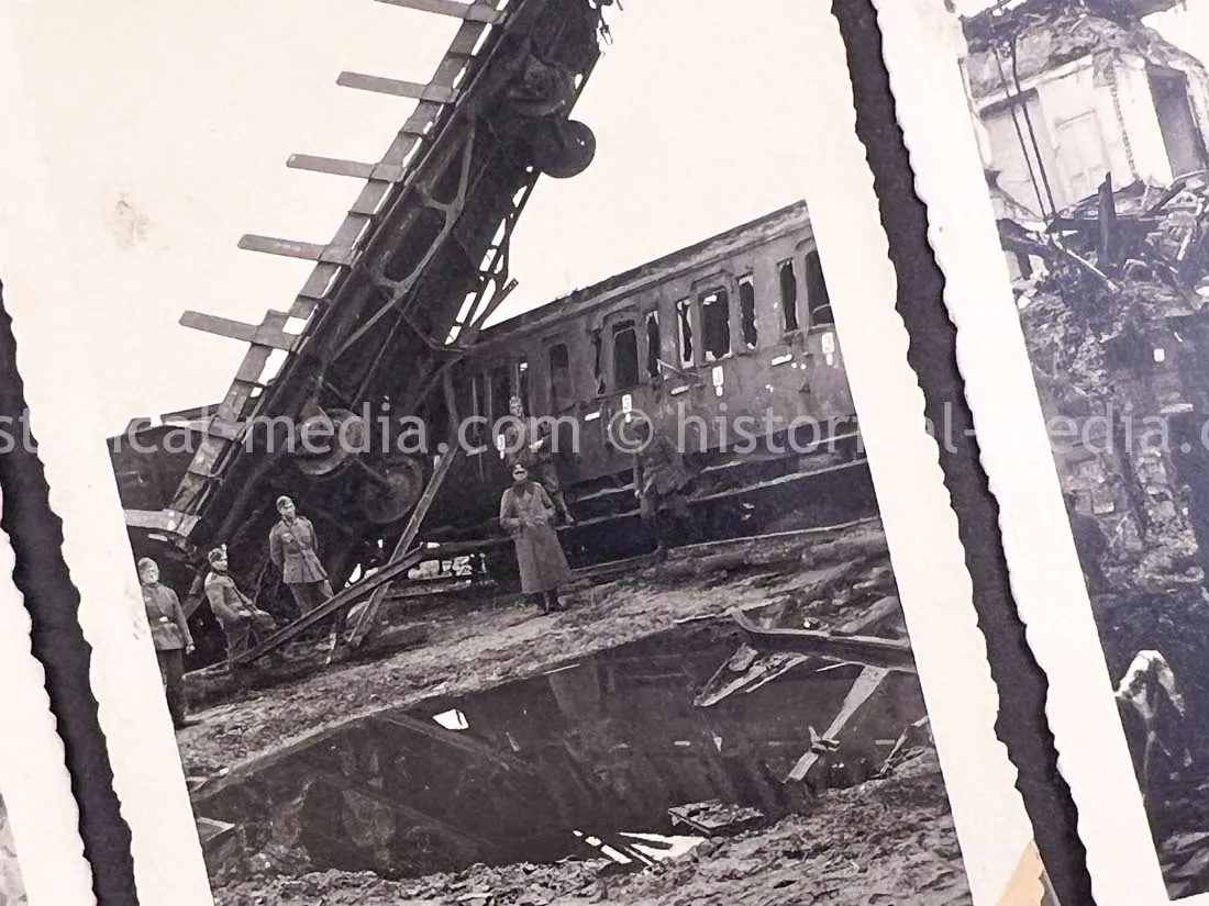 GERMAN ARMY PHOTO ALBUM - HITLER PHOTOS - SUDETENLAND, POLAND, WARSAW GHETTO - TOP!