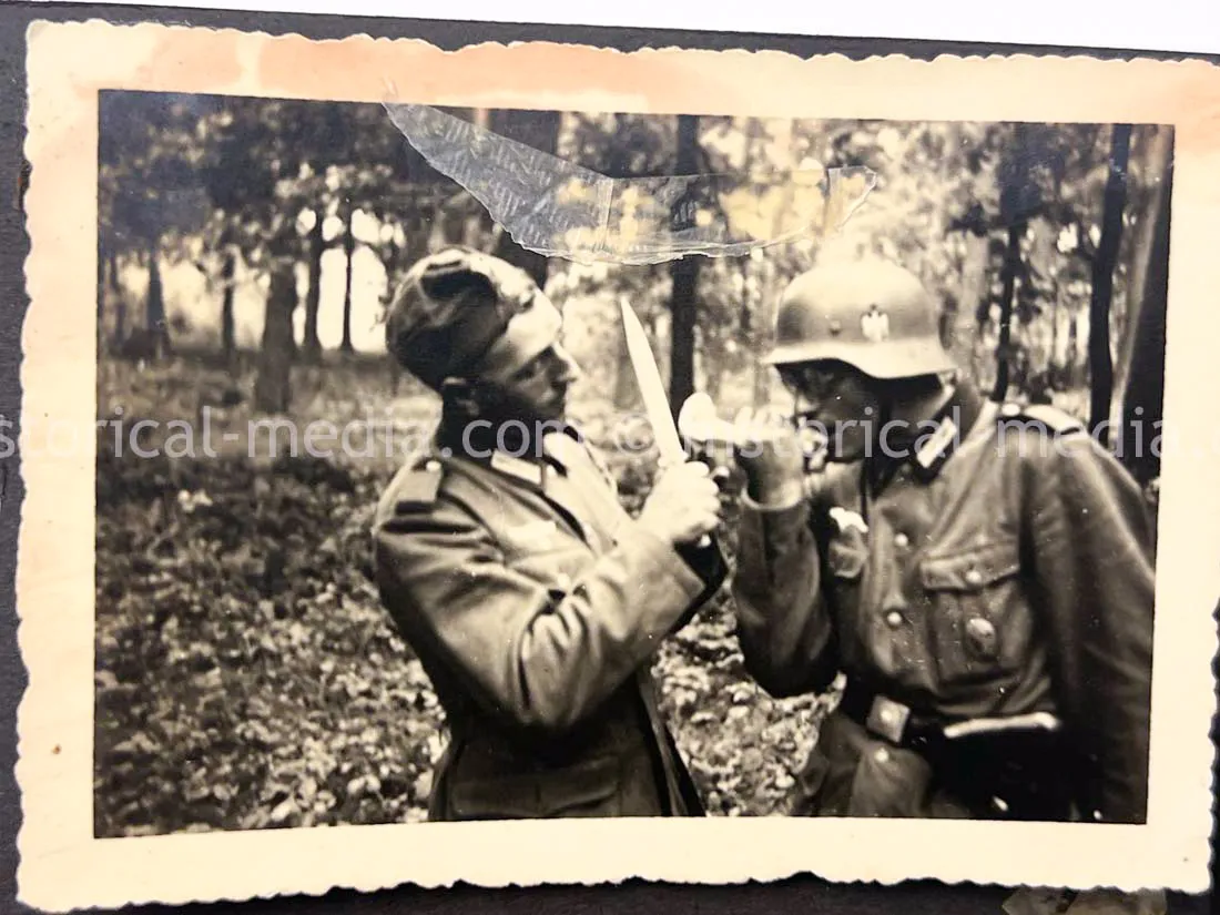 GERMAN ARMY PHOTO ALBUM - HITLER PHOTOS - SUDETENLAND, POLAND, WARSAW GHETTO - TOP!