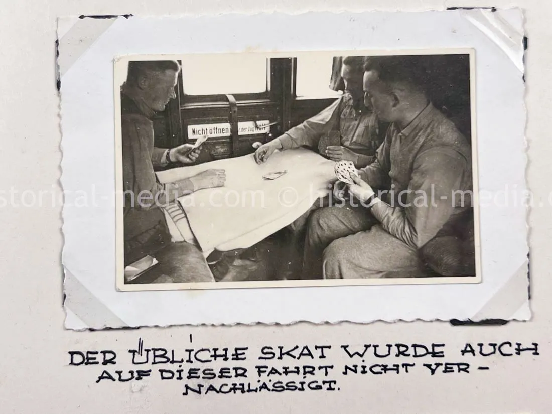GERMAN ARMY PHOTO ALBUM - 23. PANZER DIVISION - POLAND & RUSSIA CAMPAIGN - ZAMOSC GHETTO - NICE!