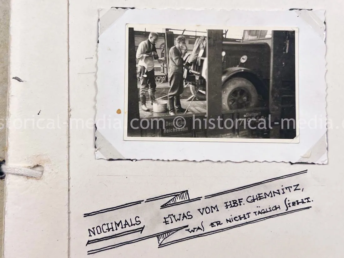 GERMAN ARMY PHOTO ALBUM - 23. PANZER DIVISION - POLAND & RUSSIA CAMPAIGN - ZAMOSC GHETTO - NICE!