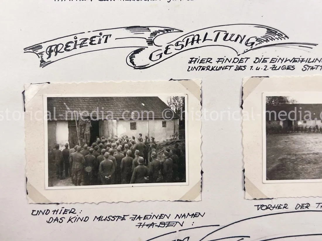 GERMAN ARMY PHOTO ALBUM - 23. PANZER DIVISION - POLAND & RUSSIA CAMPAIGN - ZAMOSC GHETTO - NICE!