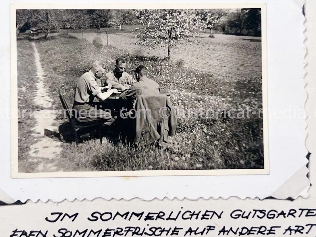 GERMAN ARMY PHOTO ALBUM - 23. PANZER DIVISION - POLAND & RUSSIA CAMPAIGN - ZAMOSC GHETTO - NICE!