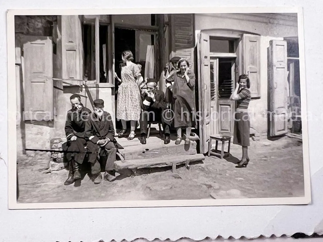 GERMAN ARMY PHOTO ALBUM - 23. PANZER DIVISION - POLAND & RUSSIA CAMPAIGN - ZAMOSC GHETTO - NICE!