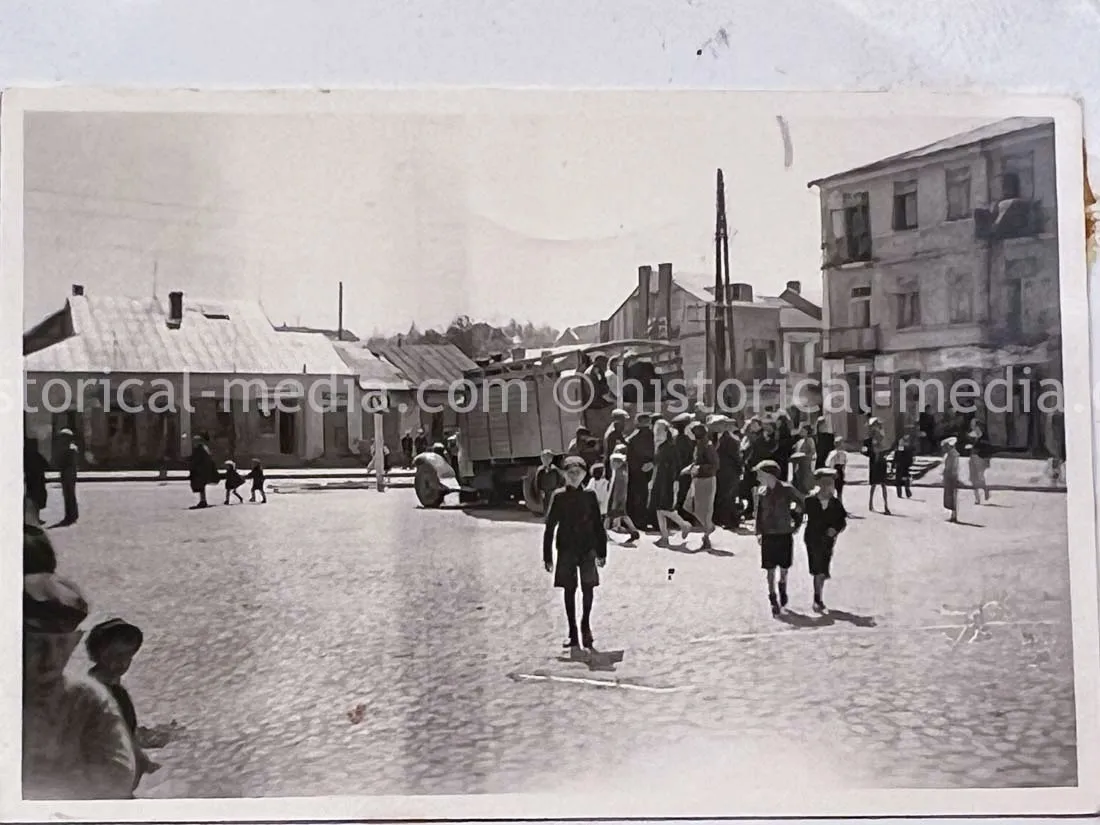 GERMAN ARMY PHOTO ALBUM - 23. PANZER DIVISION - POLAND & RUSSIA CAMPAIGN - ZAMOSC GHETTO - NICE!