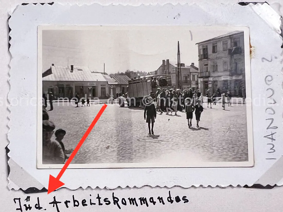 GERMAN ARMY PHOTO ALBUM - 23. PANZER DIVISION - POLAND & RUSSIA CAMPAIGN - ZAMOSC GHETTO - NICE!