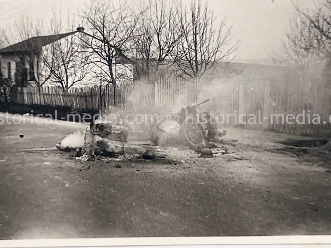 GERMAN ARMY PHOTO ALBUM - 23. PANZER DIVISION - POLAND & RUSSIA CAMPAIGN - ZAMOSC GHETTO - NICE!