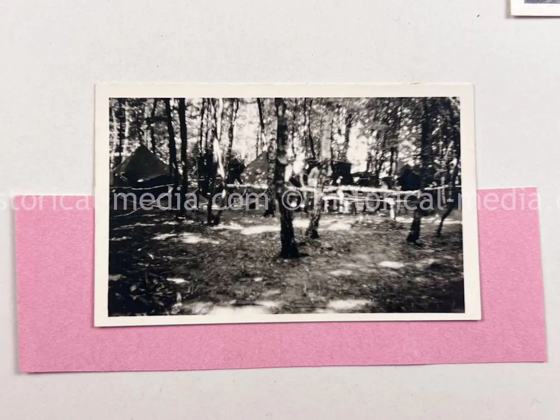 GERMAN ARMY PHOTO ALBUM - 23. PANZER DIVISION - POLAND & RUSSIA CAMPAIGN - ZAMOSC GHETTO - NICE!