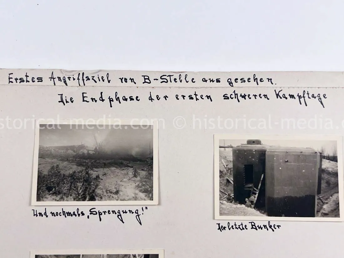 GERMAN ARMY PHOTO ALBUM - 23. PANZER DIVISION - POLAND & RUSSIA CAMPAIGN - ZAMOSC GHETTO - NICE!