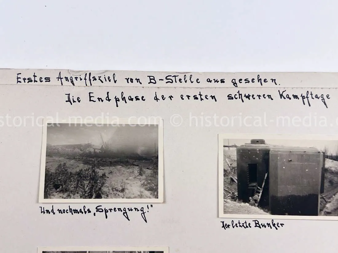 GERMAN ARMY PHOTO ALBUM - 23. PANZER DIVISION - POLAND & RUSSIA CAMPAIGN - ZAMOSC GHETTO - NICE!