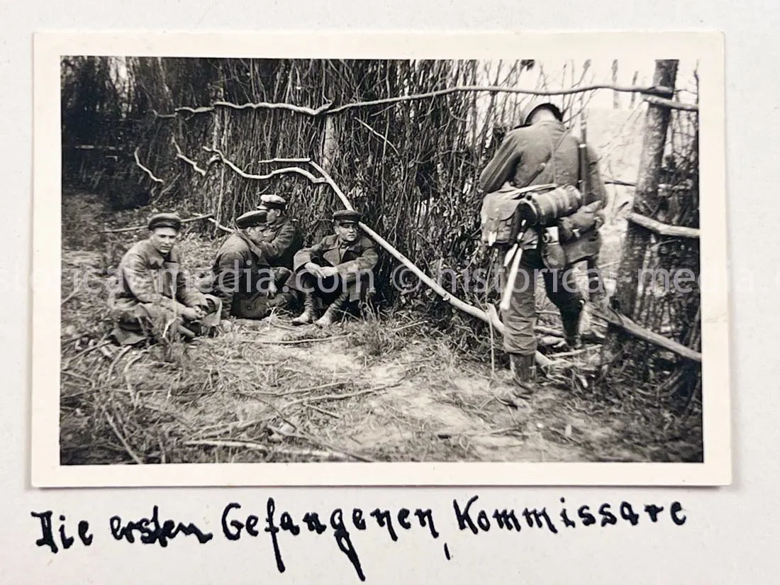 GERMAN ARMY PHOTO ALBUM - 23. PANZER DIVISION - POLAND & RUSSIA CAMPAIGN - ZAMOSC GHETTO - NICE!