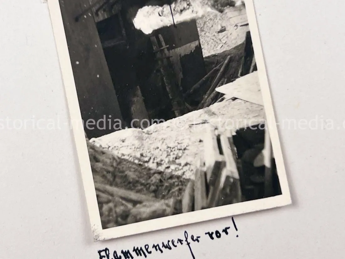 GERMAN ARMY PHOTO ALBUM - 23. PANZER DIVISION - POLAND & RUSSIA CAMPAIGN - ZAMOSC GHETTO - NICE!