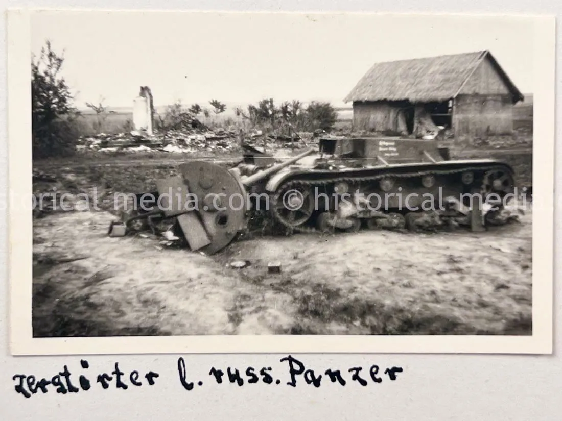 GERMAN ARMY PHOTO ALBUM - 23. PANZER DIVISION - POLAND & RUSSIA CAMPAIGN - ZAMOSC GHETTO - NICE!