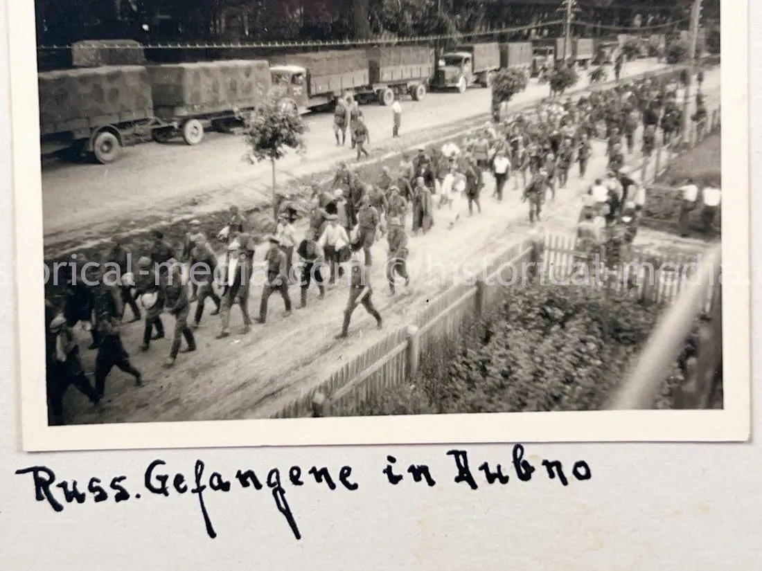 GERMAN ARMY PHOTO ALBUM - 23. PANZER DIVISION - POLAND & RUSSIA CAMPAIGN - ZAMOSC GHETTO - NICE!