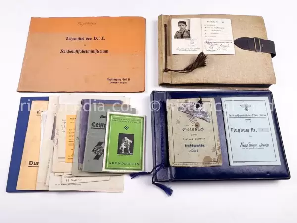 AMAZING HITLER JUGEND PHOTO, CUFFTITLE, SOLDBUCH & DOCUMENT GROUPING + LATE WAR KIA - 277. VOLKS-GRENADIER-DIVISION