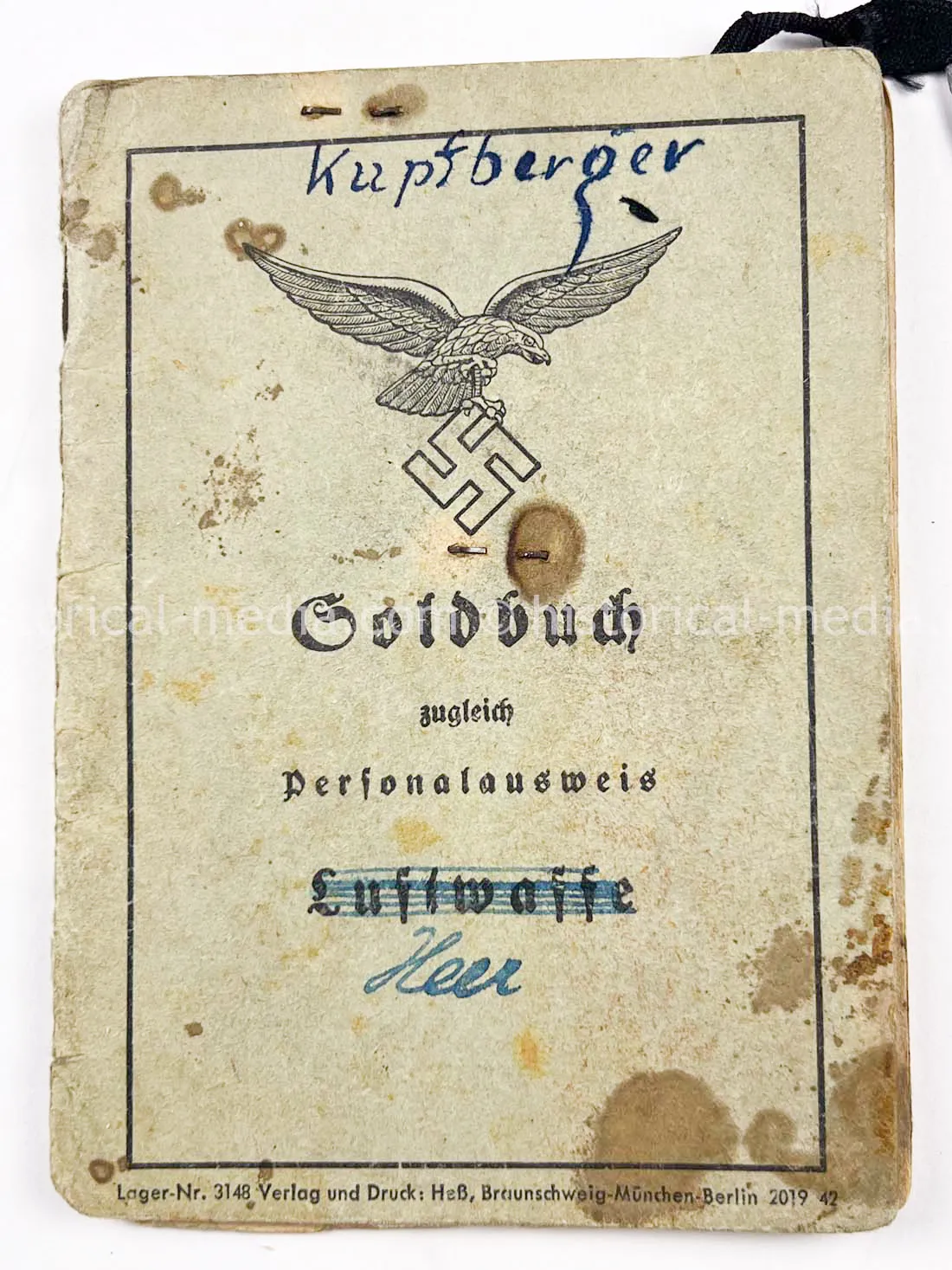 AMAZING HITLER JUGEND PHOTO, CUFFTITLE, SOLDBUCH & DOCUMENT GROUPING + LATE WAR KIA - 277. VOLKS-GRENADIER-DIVISION