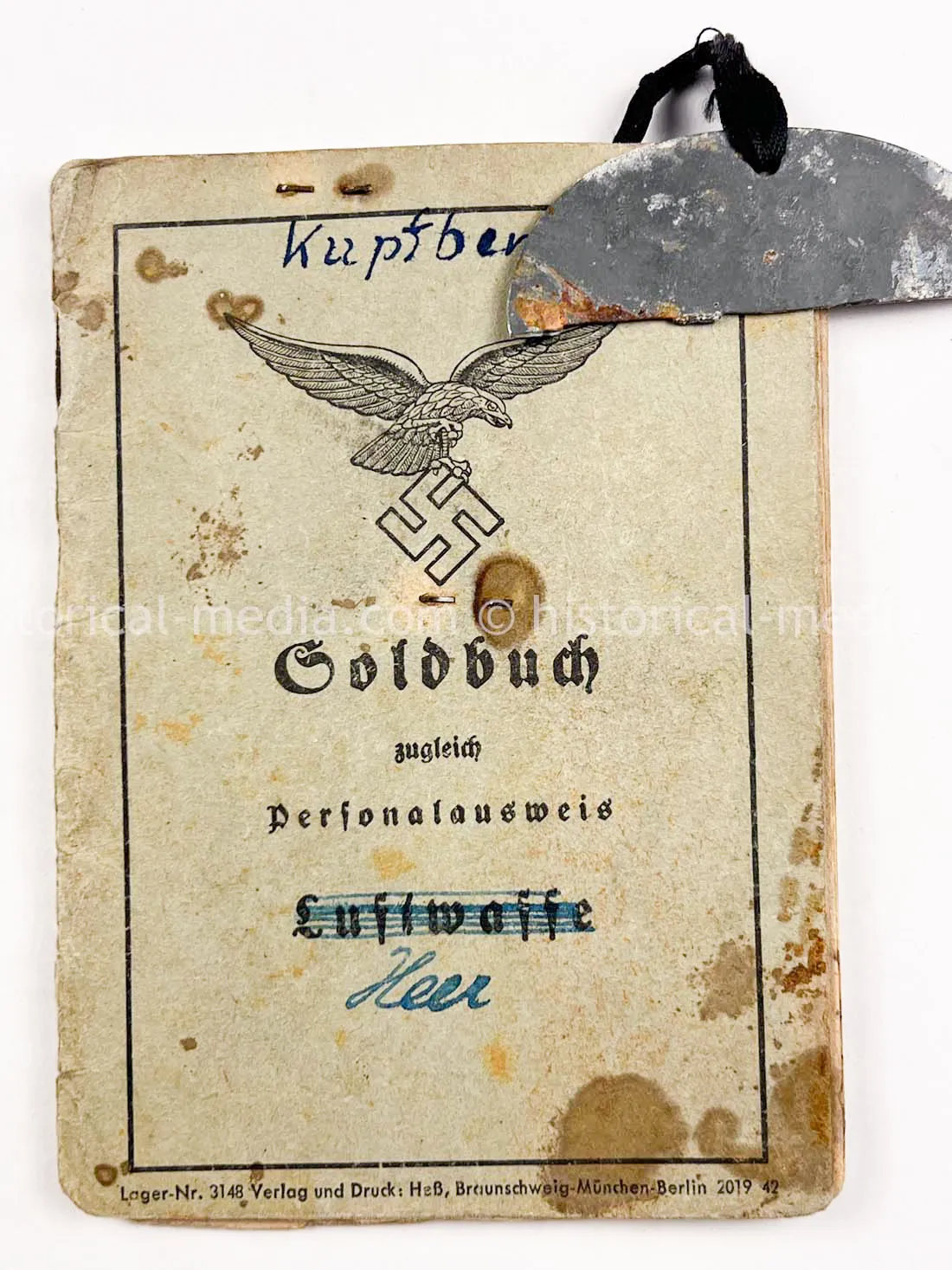 AMAZING HITLER JUGEND PHOTO, CUFFTITLE, SOLDBUCH & DOCUMENT GROUPING + LATE WAR KIA - 277. VOLKS-GRENADIER-DIVISION