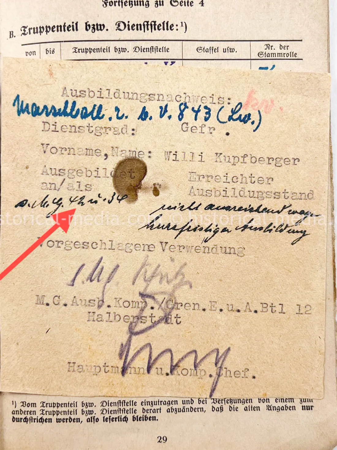 AMAZING HITLER JUGEND PHOTO, CUFFTITLE, SOLDBUCH & DOCUMENT GROUPING + LATE WAR KIA - 277. VOLKS-GRENADIER-DIVISION
