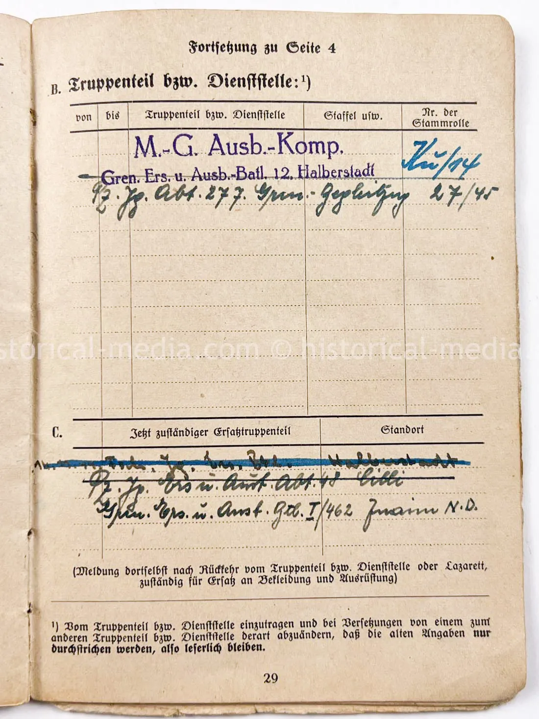 AMAZING HITLER JUGEND PHOTO, CUFFTITLE, SOLDBUCH & DOCUMENT GROUPING + LATE WAR KIA - 277. VOLKS-GRENADIER-DIVISION