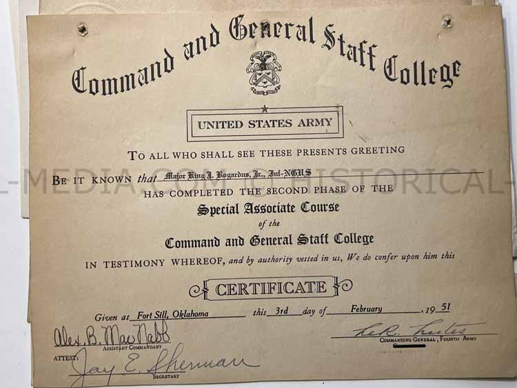 US WWII 4X BRONZE STAR WINNER COLONEL GROUPING - 88TH AIRBORNE INFANTRY BATTALION + 88TH INFANTRY DIVISION BLUE DEVILS