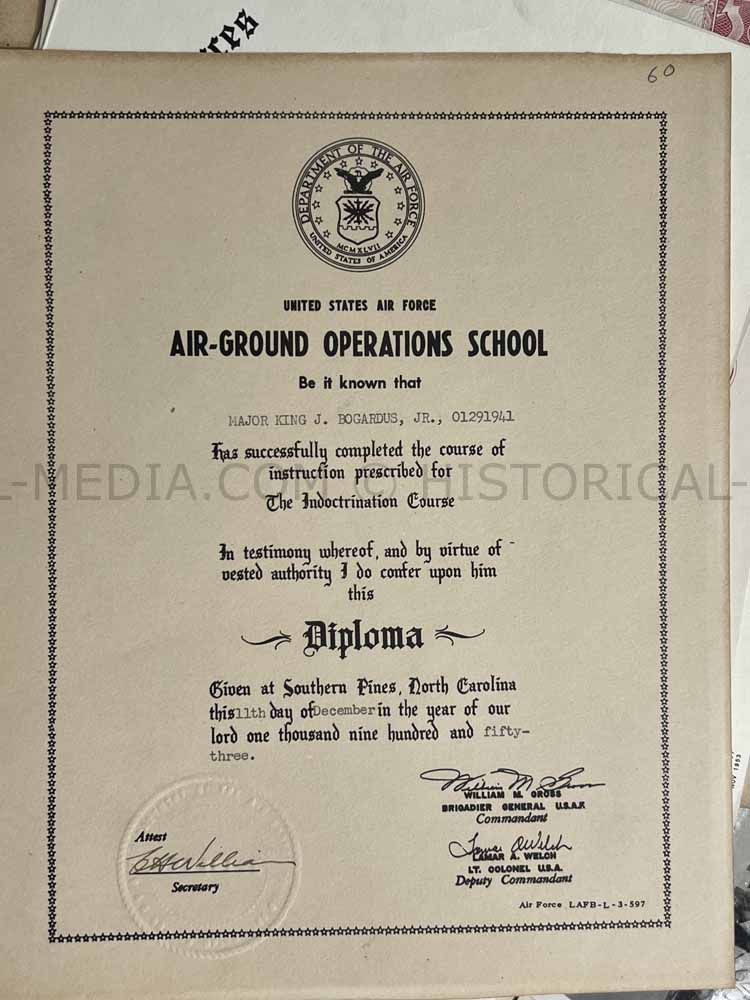 US WWII 4X BRONZE STAR WINNER COLONEL GROUPING - 88TH AIRBORNE INFANTRY BATTALION + 88TH INFANTRY DIVISION BLUE DEVILS