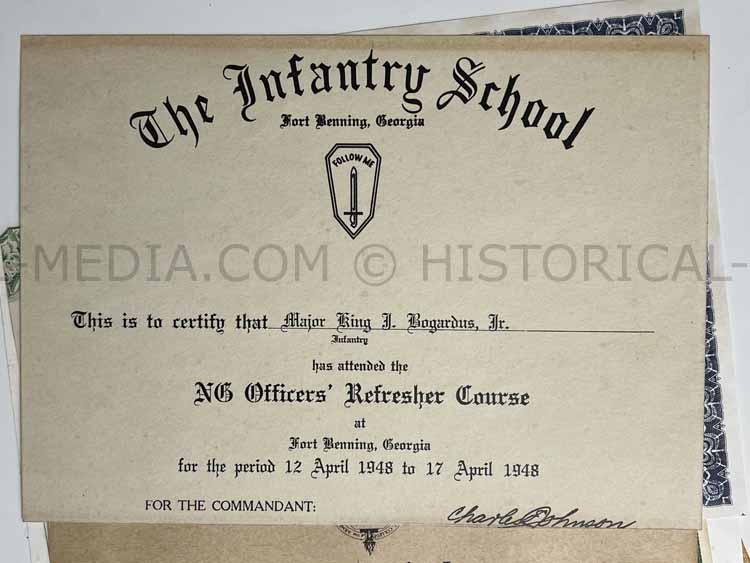 US WWII 4X BRONZE STAR WINNER COLONEL GROUPING - 88TH AIRBORNE INFANTRY BATTALION + 88TH INFANTRY DIVISION BLUE DEVILS