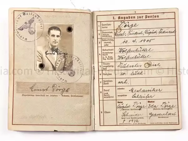 WEHRPASS - FLAK REGIMENT 36 - POLAND 1939 + FRANCE 1940