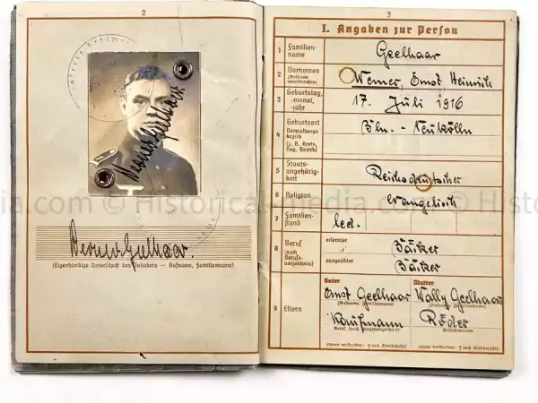 WEHRPASS - 23. INFANTERIE DIVISION