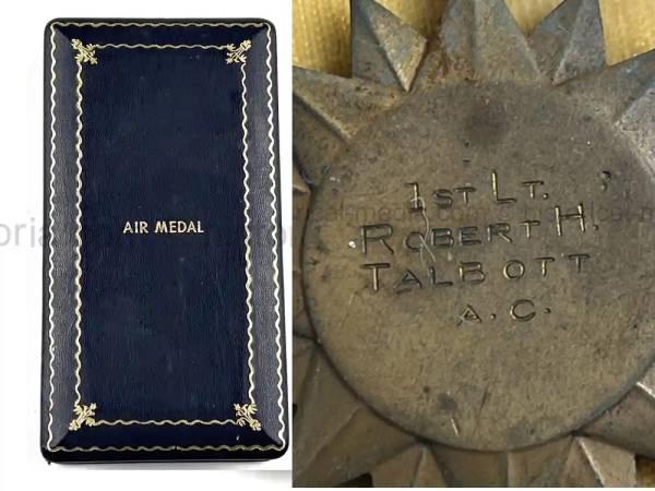 US WWII OFFICIALLY ENGRAVED AIR MEDAL US WWII OFFICIALLY ENGRAVED AIR MEDAL
