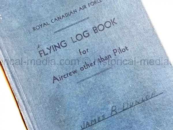 WWII RCAF LOGBOOK - NAVIGATOR